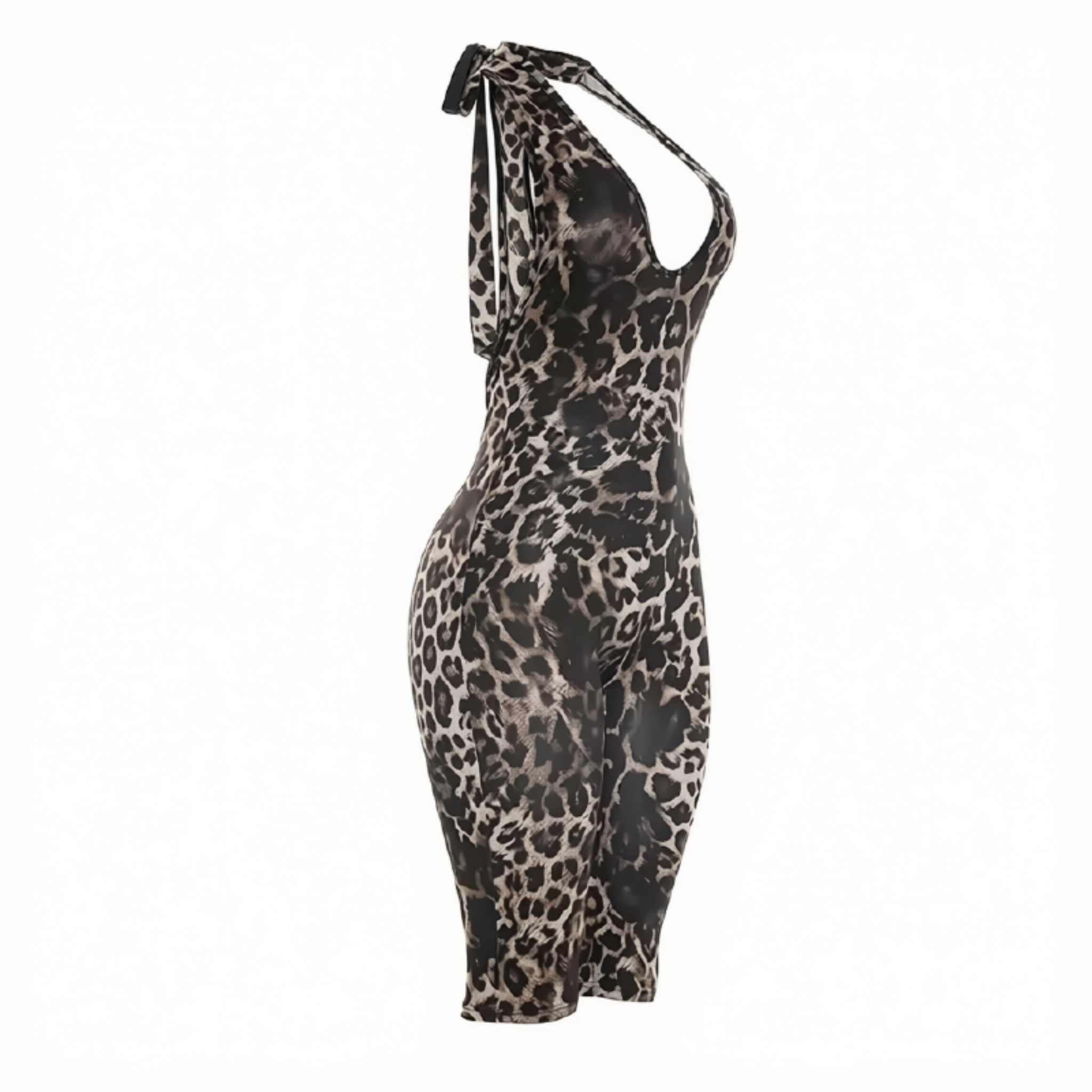 Cheat Race halterneck capri jumpsuit