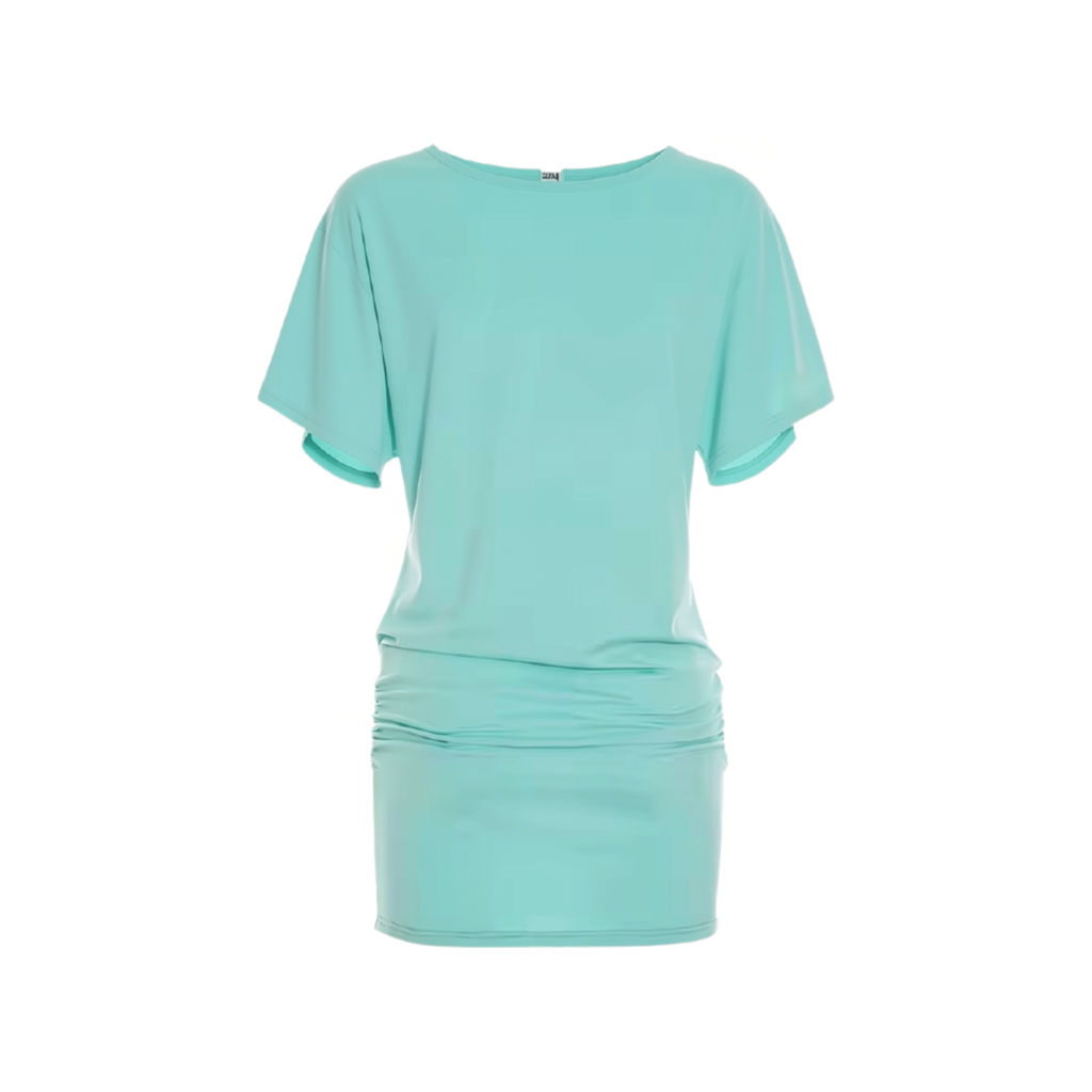 Lumi Ruched Mini Dress – Mint