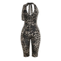 Cheat Race halterneck capri jumpsuit